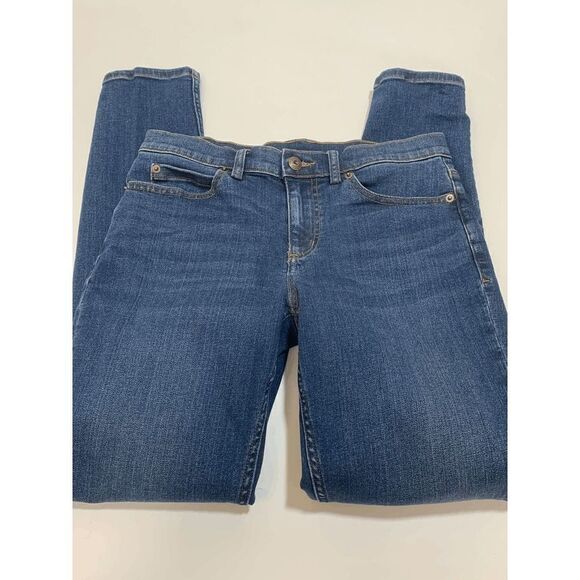 Duluth Trading Womens Denim Pants Skinny Blue Wash Size 6 - Picture 5 of 6